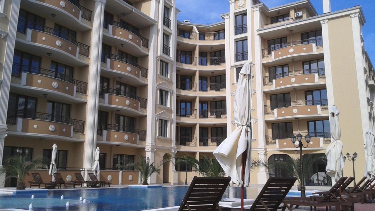 Aparthotel Flora Beach Private Pomorie Exterior foto